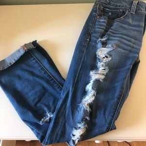 American eagle ripped jeans